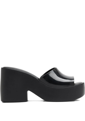 Melissa block-heel slide sandals - Black