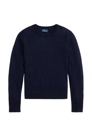 Polo Ralph Lauren crew-neck embroidered sweater - Blue