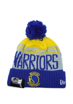 NEW ERA CAP Golden State Warriors pom-pom beanie hat - Blue
