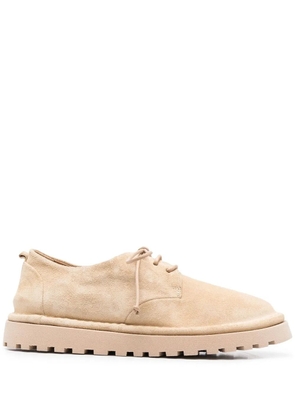 Marsèll Sancrispa Alta suede derby shoes - Neutrals