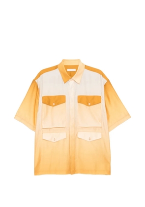 CROQUIS gradient-effect shirt - Yellow