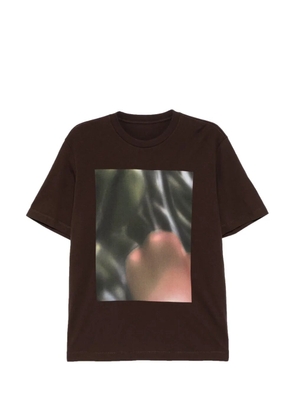 JNBY graphic-print T-shirt - Brown