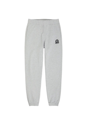 SANDBANKS logo-patch track pants - Grey