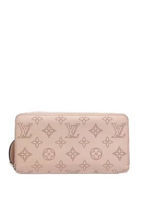 Louis Vuitton Pre-Owned 2018 Monogram Mahina Zippy Wallet long wallets - Pink
