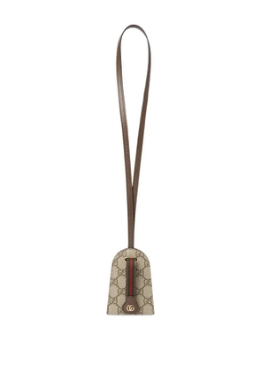 Gucci monogram striped phone gadget - Neutrals