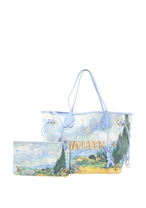 Louis Vuitton Pre-Owned 2017 x Jeff Koons Masters Collection Van Gogh Neverfull MM tote bag - Blue