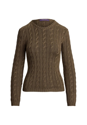 Ralph Lauren Collection cable-knit sweater - Brown