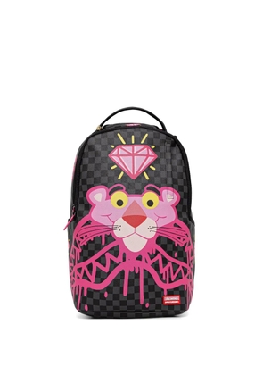 Sprayground Pink Panther checkered backpack - Black