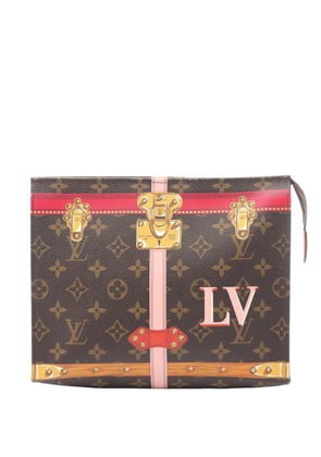 Louis Vuitton Pre-Owned 2018 Monogram Summer Trunks Toiletry Pouch 26 clutch bag - Brown