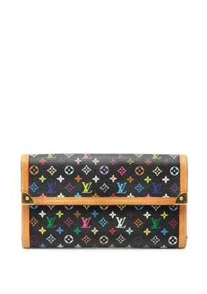 Louis Vuitton Pre-Owned 2004 Monogram Multicolor Porte Tresor International Wallet long wallets - Black
