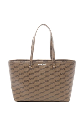 Balenciaga Pre-Owned 2010s BB monogram Signature tote bag - Brown
