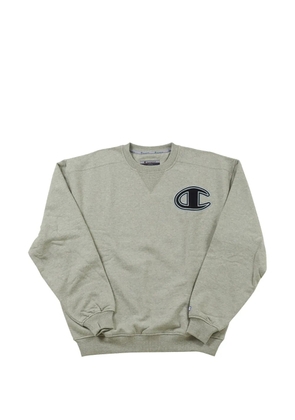 Champion logo-patch fleece sweatshirt - Grey
