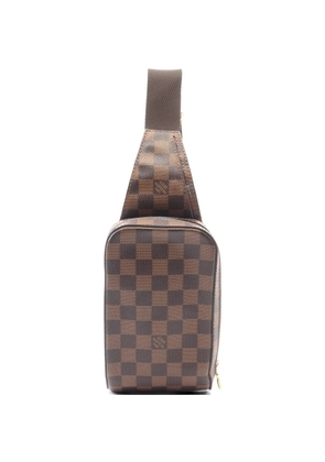 Louis Vuitton Pre-Owned 2010 Geronimos Damier Ebene belt bag - Brown