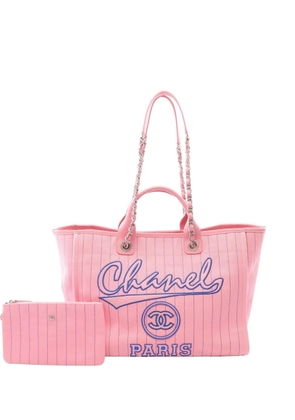 CHANEL Pre-Owned 2021s Deauville chain tote bag - Pink