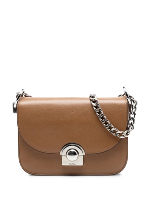 Prada Pre-Owned 2013-2026 Glace Calf Arcade crossbody bag - Brown