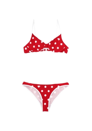 Fiorucci polka-dot bikini - Red