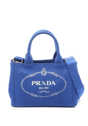 Prada Pre-Owned 2010s Canapa double-handle tote bag - Blue