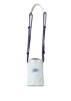 Western Hydrodynamic Research logo cross body bag - White