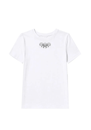 Marine Serre graphic-print Moon T-shirt - White
