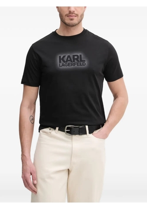 Karl Lagerfeld logo-print T-shirt - Black
