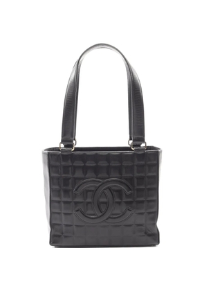 CHANEL Pre-Owned 2002-2003 Chocolate Bar CC shoulder bag - Black