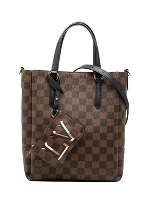 Louis Vuitton Pre-Owned 2020 Damier Ebene Belmont PM satchel - Brown
