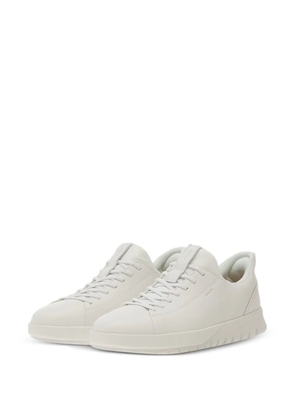 Geox Flextride Plus lace-up leather sneakers - White