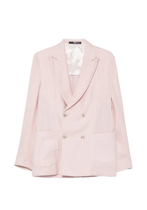 Barba Easy double-breasted peak-lapel blazer - Pink