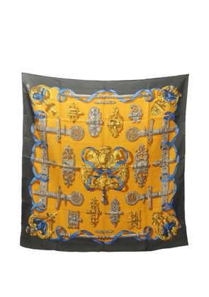 Hermès Pre-Owned 1970 Ferronnerie scarf - Yellow