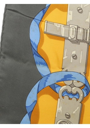 Hermès Pre-Owned 1970 Ferronnerie scarf - Yellow