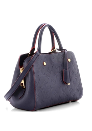 Louis Vuitton Pre-Owned Montaigne Handbag Monogram Empreinte Leather BB satchel - Blue