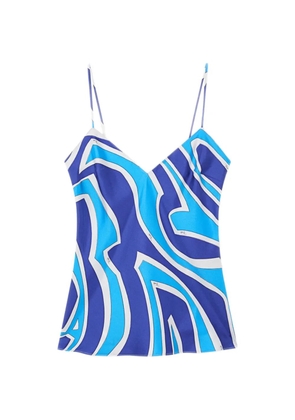 PUCCI Labirinto print camisole top - Blue