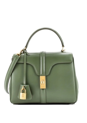 Celine Pre-Owned 16 Top Handle Bag Smooth Calfskin Small satchel - Green