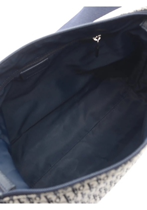 Christian Dior Pre-Owned 2010s Trotter canvas shoulder bag - Blue
