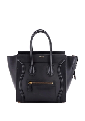Celine Pre-Owned Luggage Bag Smooth Leather Medium tote bag - Black