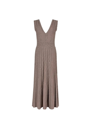 D.Exterior sequin-embellished maxi dress - Neutrals