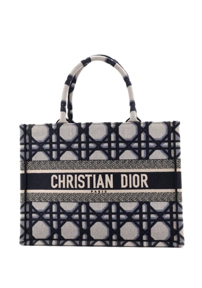 Christian Dior Pre-Owned Book Macrocannage Canvas Medium tote bag - Blue