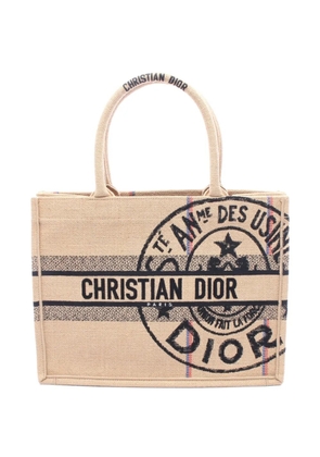 Christian Dior Pre-Owned 2010s medium Book logo-print tote bag - Neutrals