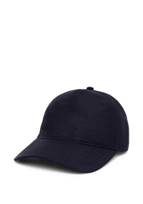 Gant logo-embroidered baseball cap - Blue