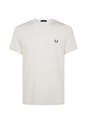 Fred Perry logo-embroidered T-shirt - Neutrals