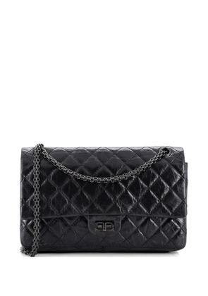 CHANEL Pre-Owned So Black Reissue 2.55 Flap Bag Quilted Aged Calfskin 226 shoulder bag