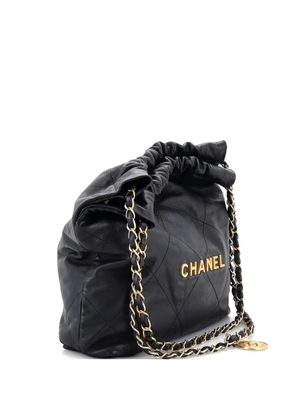 CHANEL Pre-Owned 22 Chain Quilted Calfskin Small hobo bag - Black