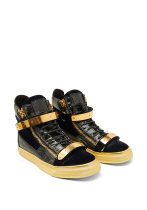 Giuseppe Zanotti Vintage Coby touch-strap sneakers - Black