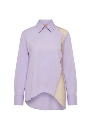 Viktor & Rolf asymmetric-buttons shirt - Purple