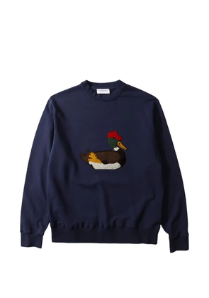 Edmmond Studios Duck Hunt crew neck sweatshirt - Blue