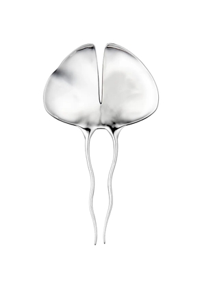 Kinraden Floris organic sculptural hairpin - Silver