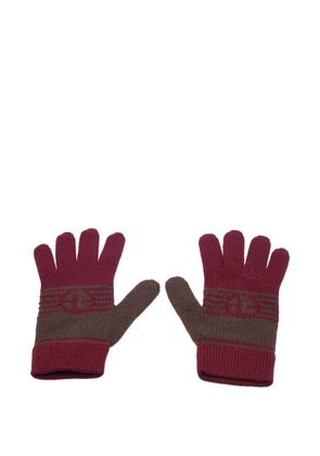 Emporio Armani Pre-Owned Emporio Armani Gloves Burgundy Acrylic and Wool - Red
