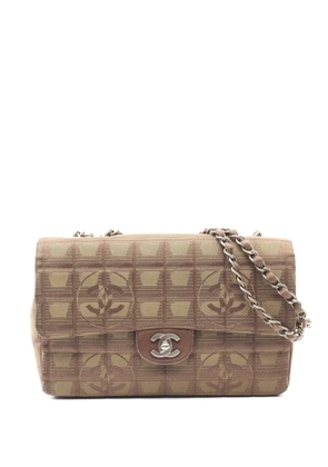 CHANEL Pre-Owned 2002-2003 New Travel Line chain-strap shoulder bag - Neutrals