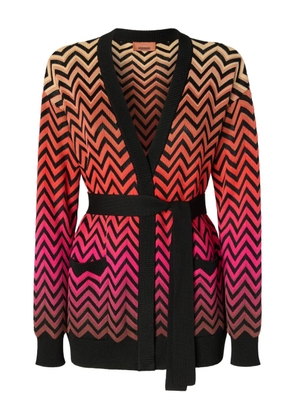 Missoni chevron-motif cardigan - Black