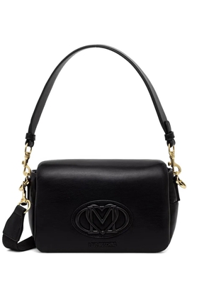 Love Moschino logo-plaque crossbody bag - Black